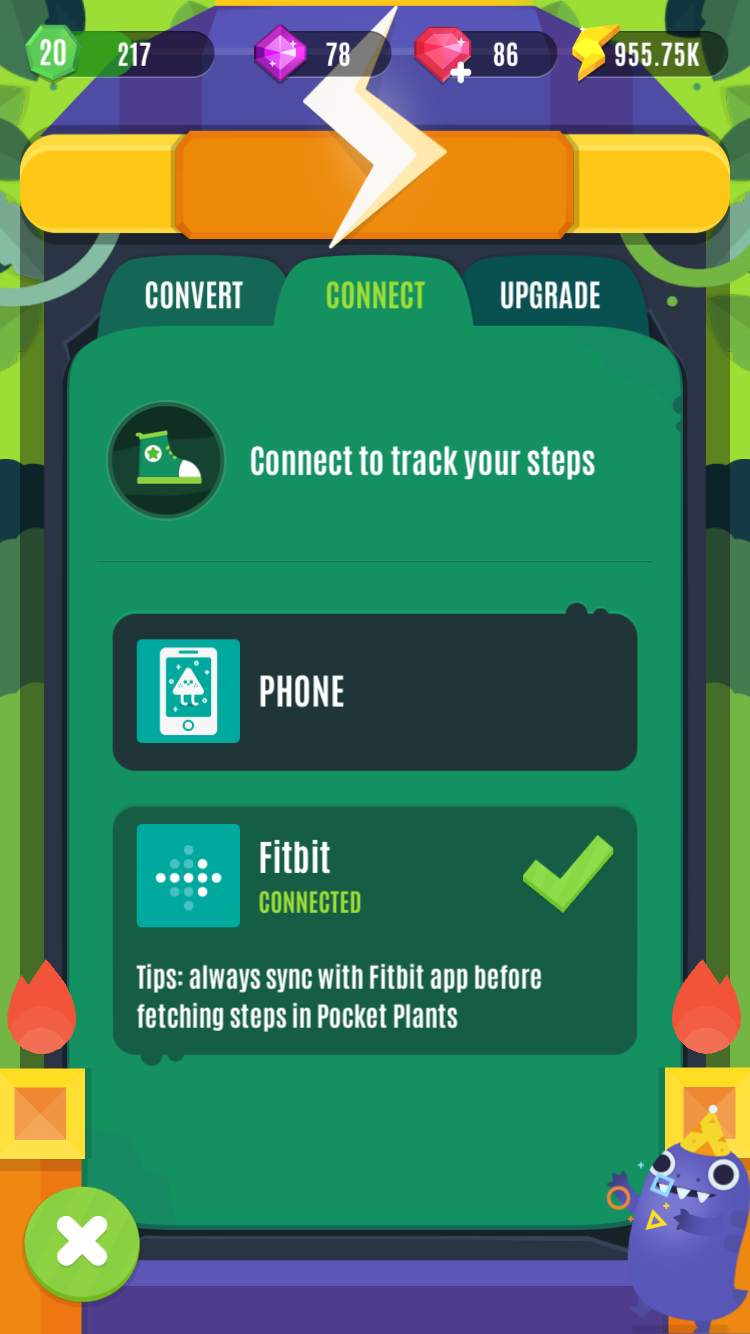 fetch steps from fitbit - - Shikudo - Games that Digital Wellness